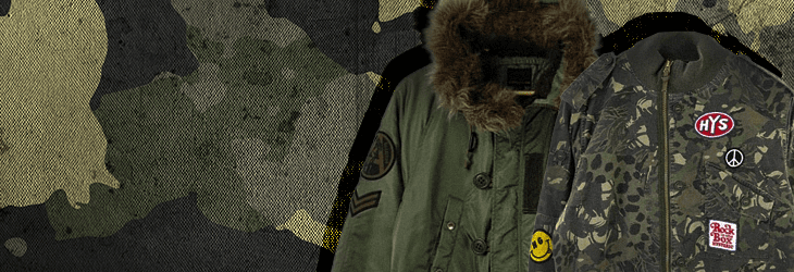 ヒステリックグラマーのミリタリーアイテム